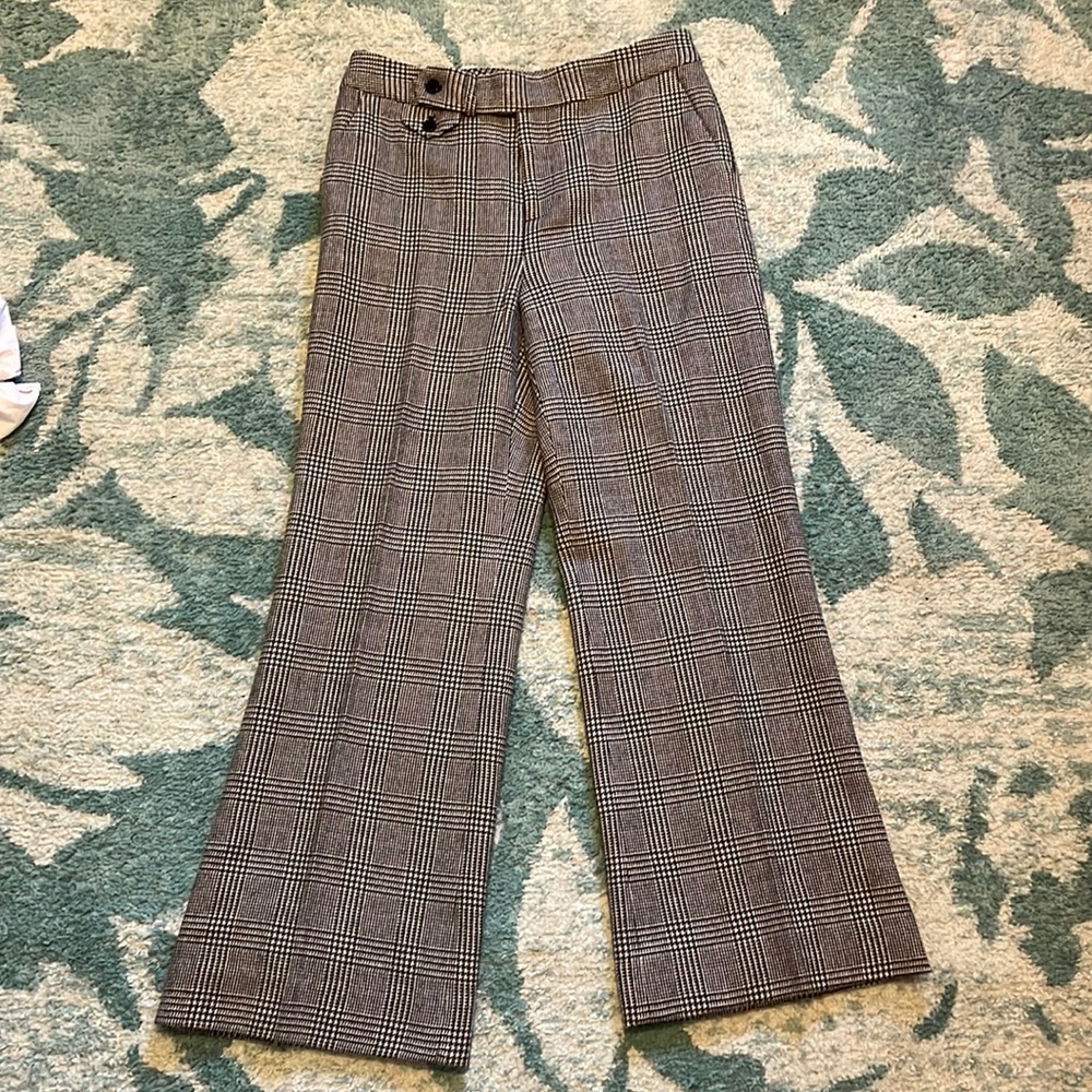 Ralph Lauren Wool Houndstooth Pants